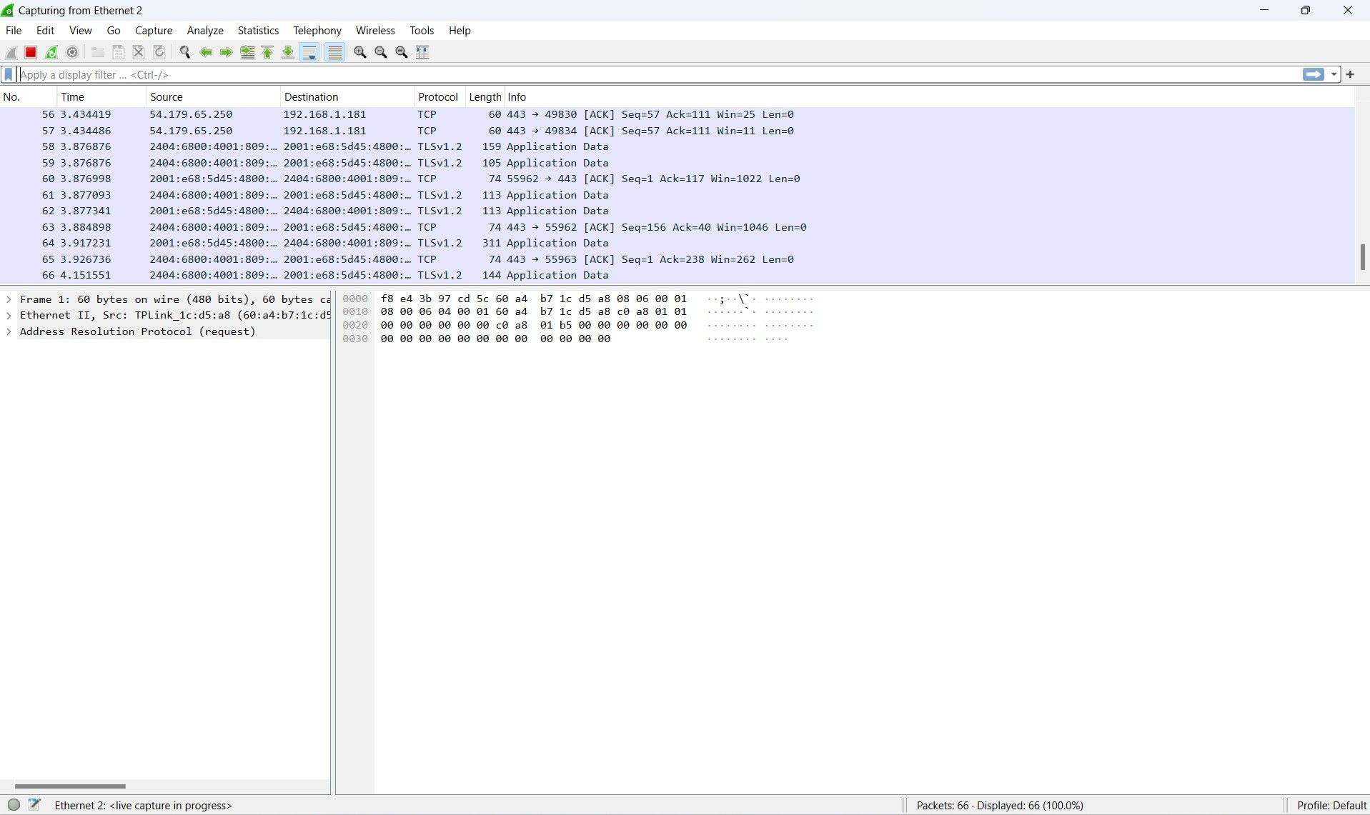 network traffic capture