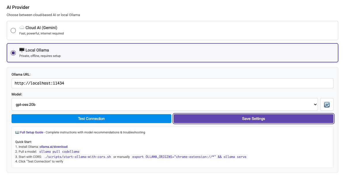 ThinkReview Ollama Revues de code IA locales