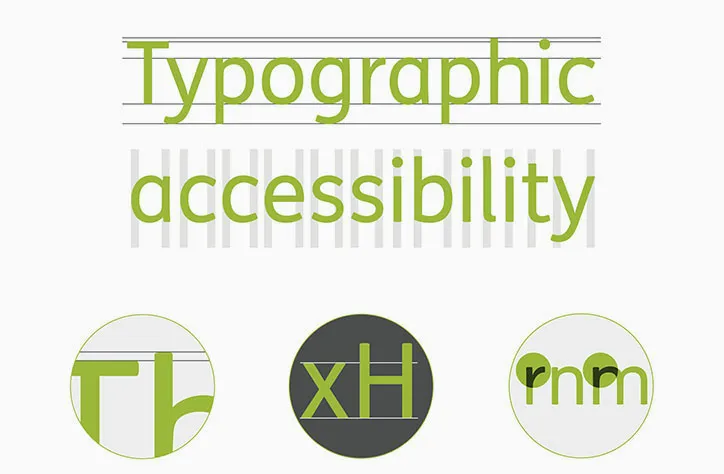 an example of a typography that is accessible