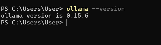 Verify Ollama Installation