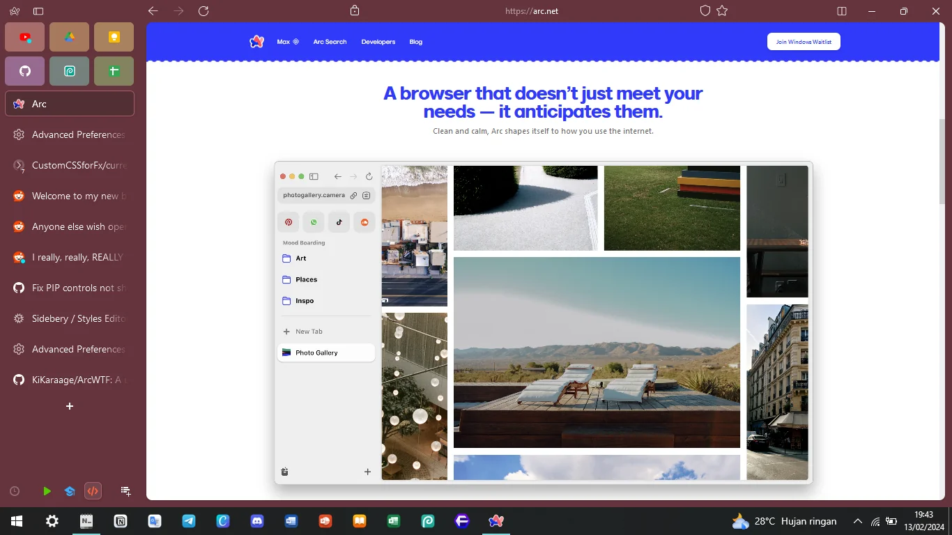 ArcWTF theme. Screenshot from Reddit