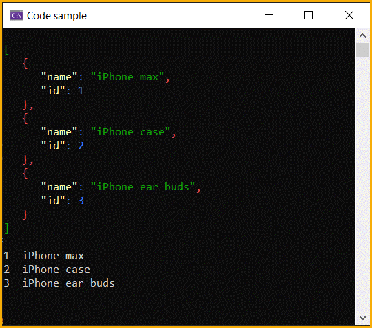 results of serialize and deserialize operations
