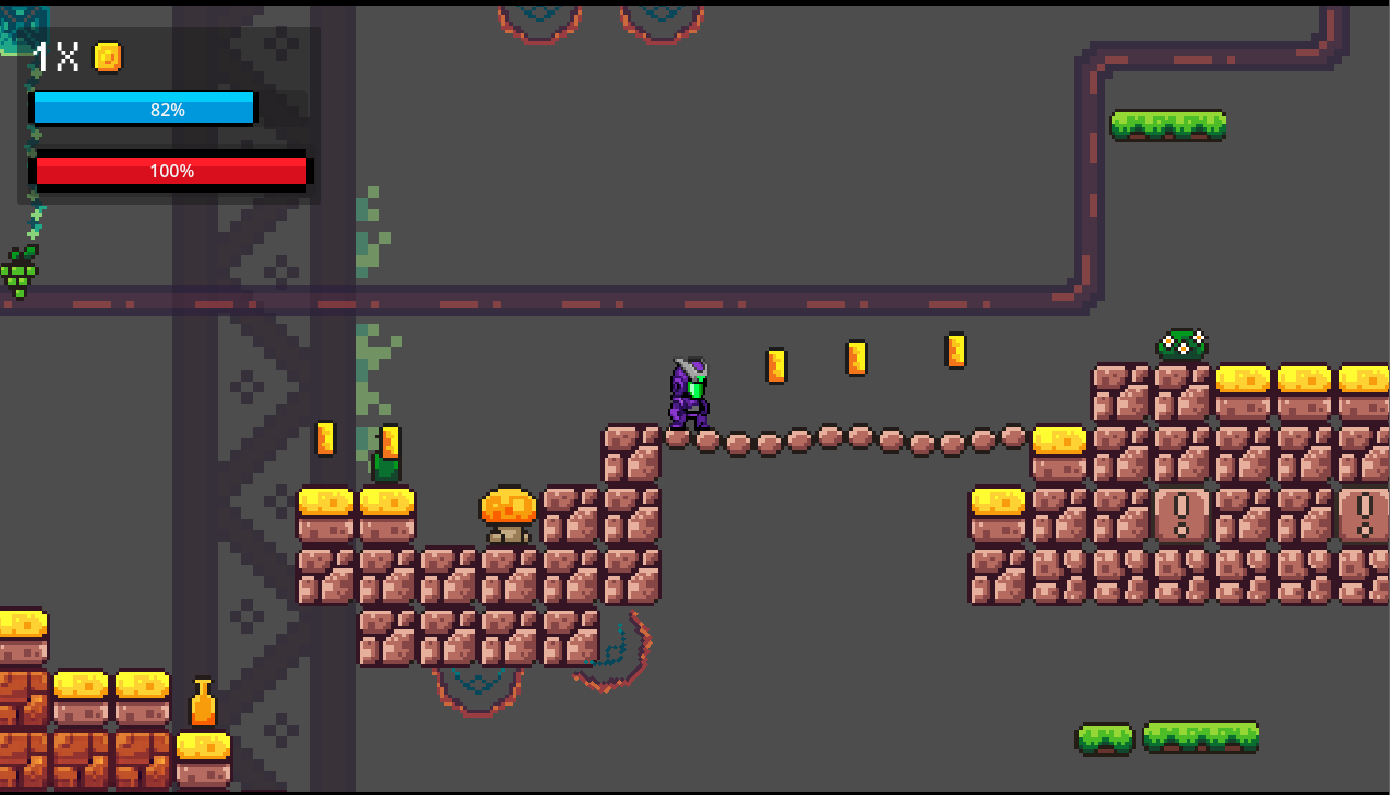 Screenshot 1: Title Screen & Gameplay