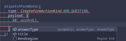 Intellisense and autocompletion with TypeScript