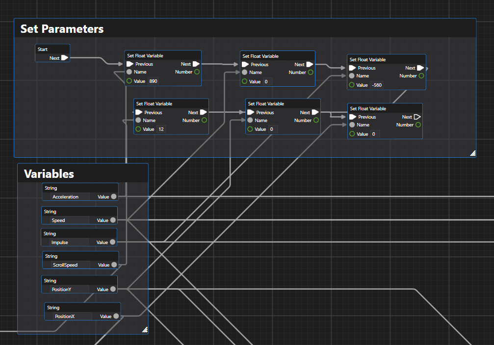 The Initialization Sequence for Flappy Bird Game in Divooka Interactive Demo