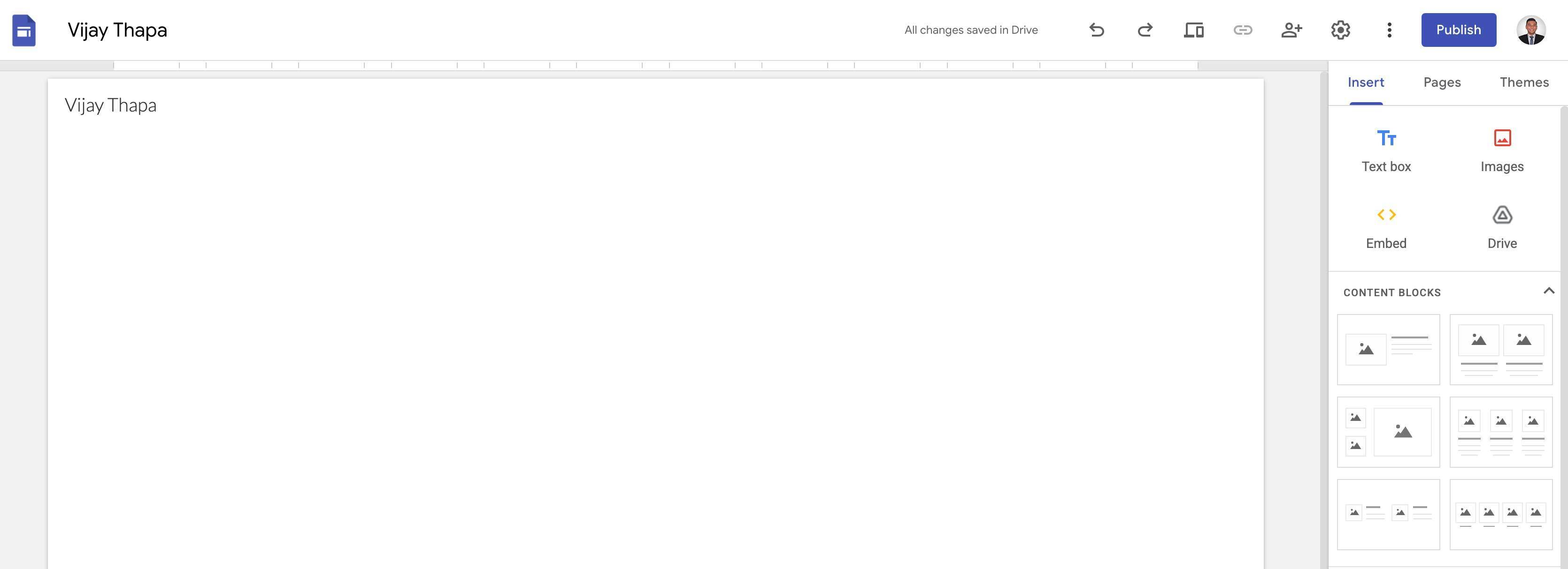 Blank Page to Design from Scratch