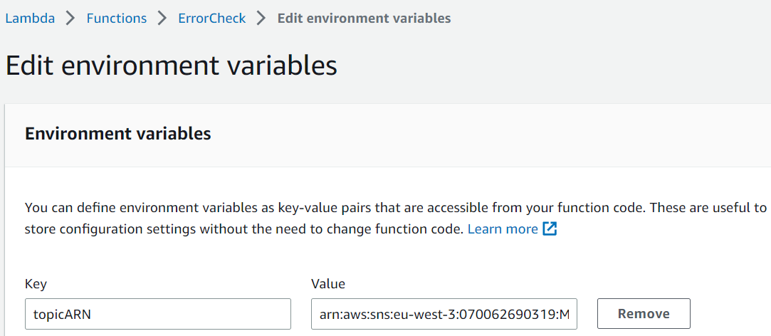 Environment Variable