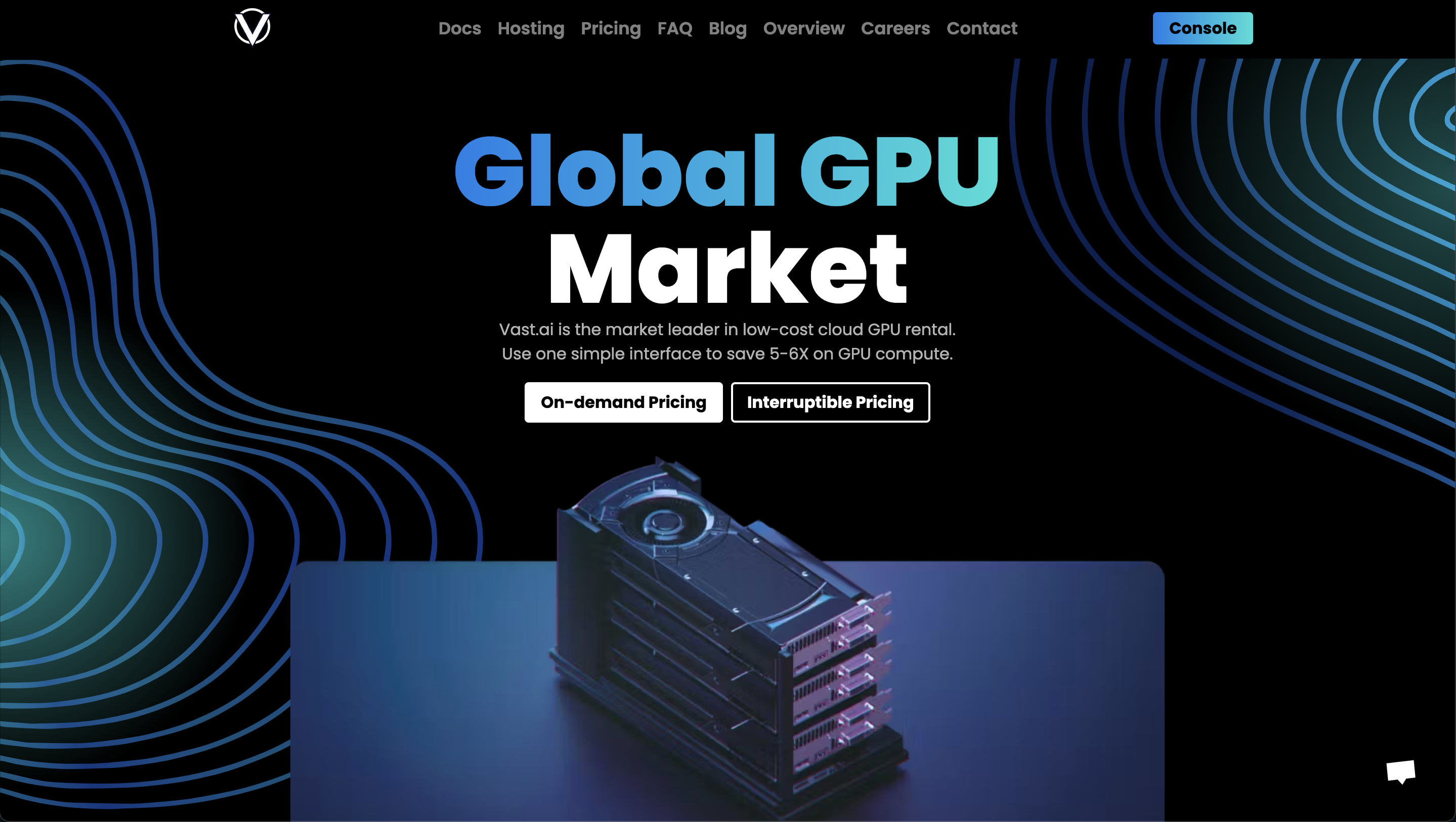 Click on “Console”