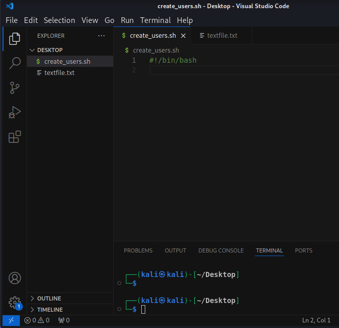 Preparing your Bash file
