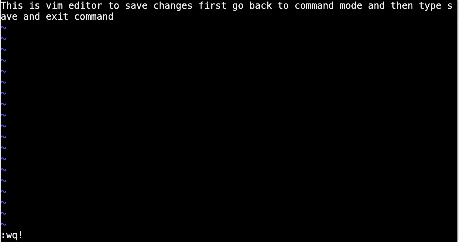 Save and Exit