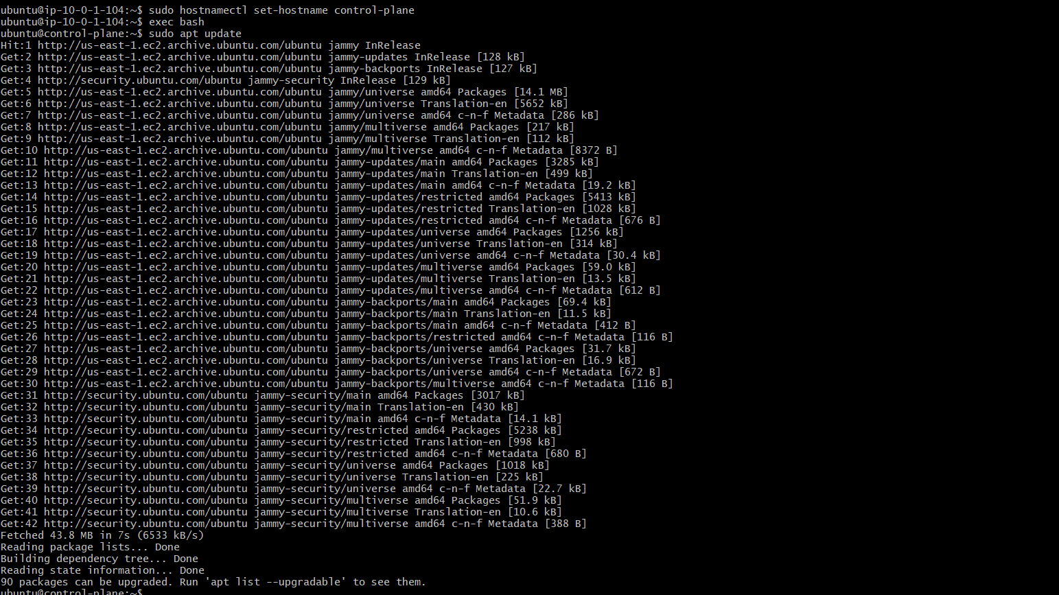 control-plane-ssh