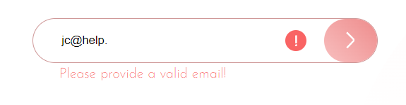 Live demo of the error handling