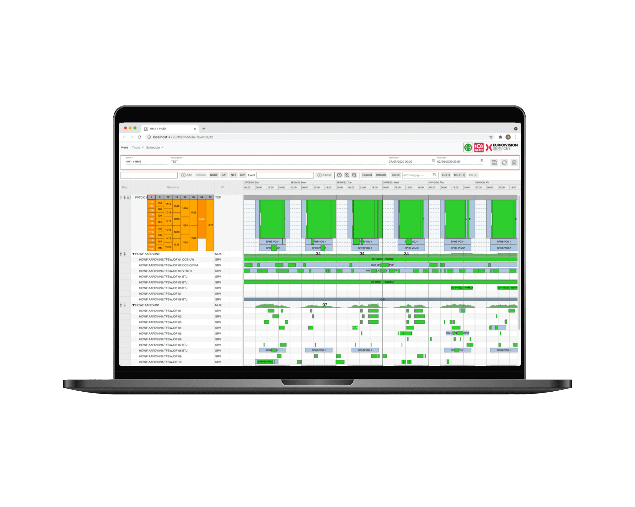 ScheduleJS JS Gantt Charts