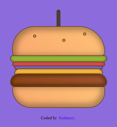 CSS Burger Delight