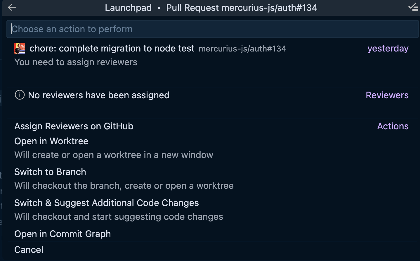 GitLens 启动面板弹出窗口