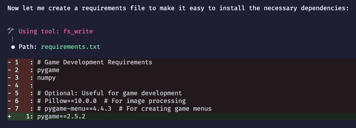 Auto add requirements