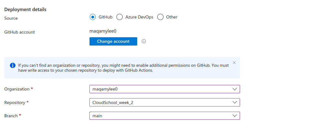 Access to github