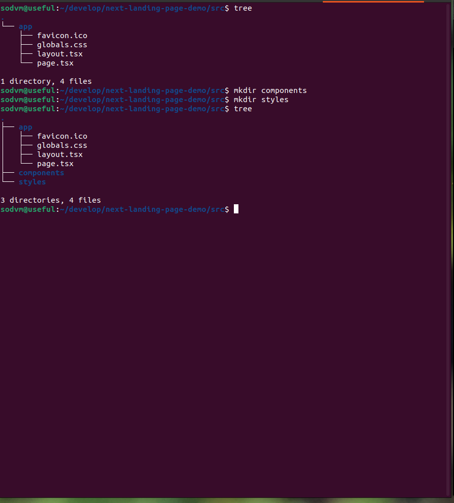 I made a components directory.