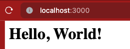hello world