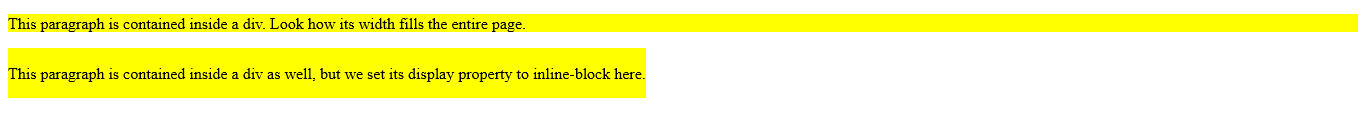 diff inline-block and block