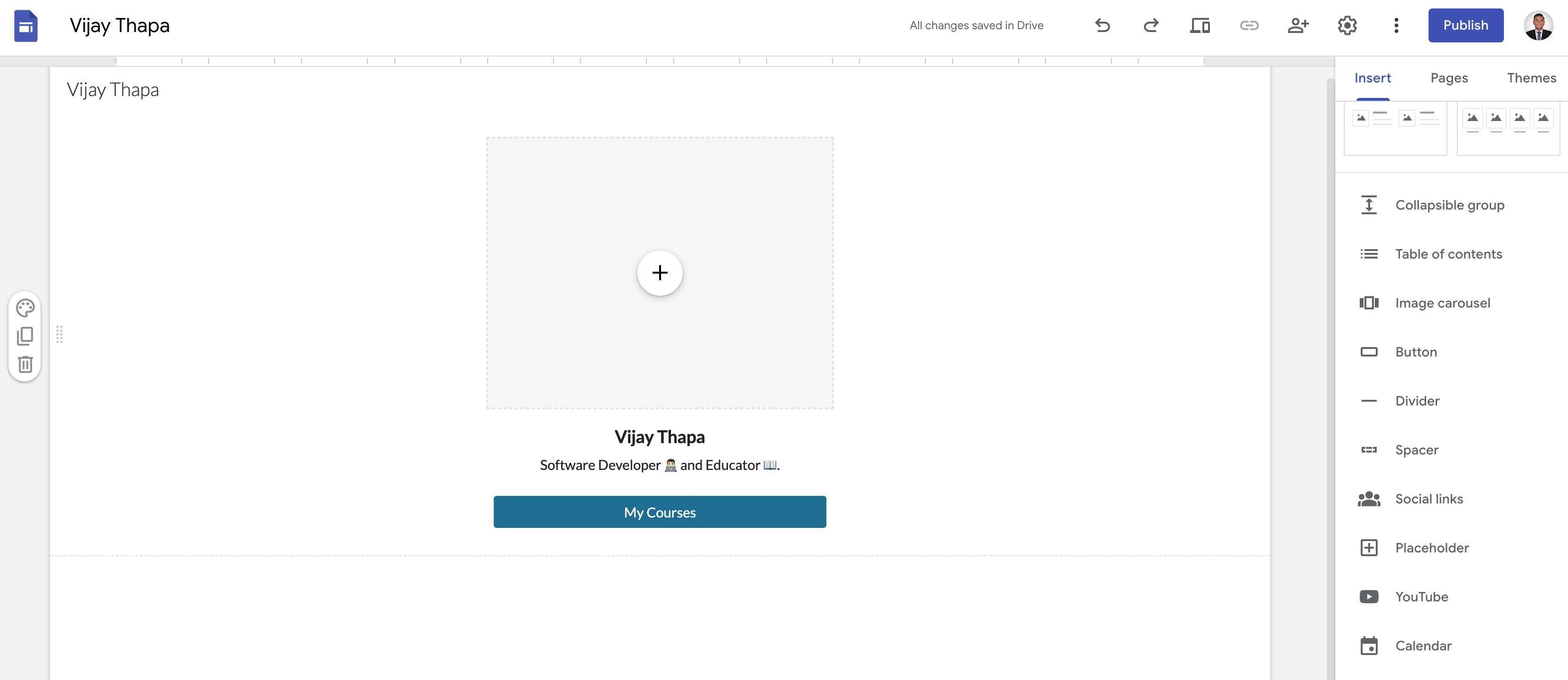 Adding the button with Text and Descriptions