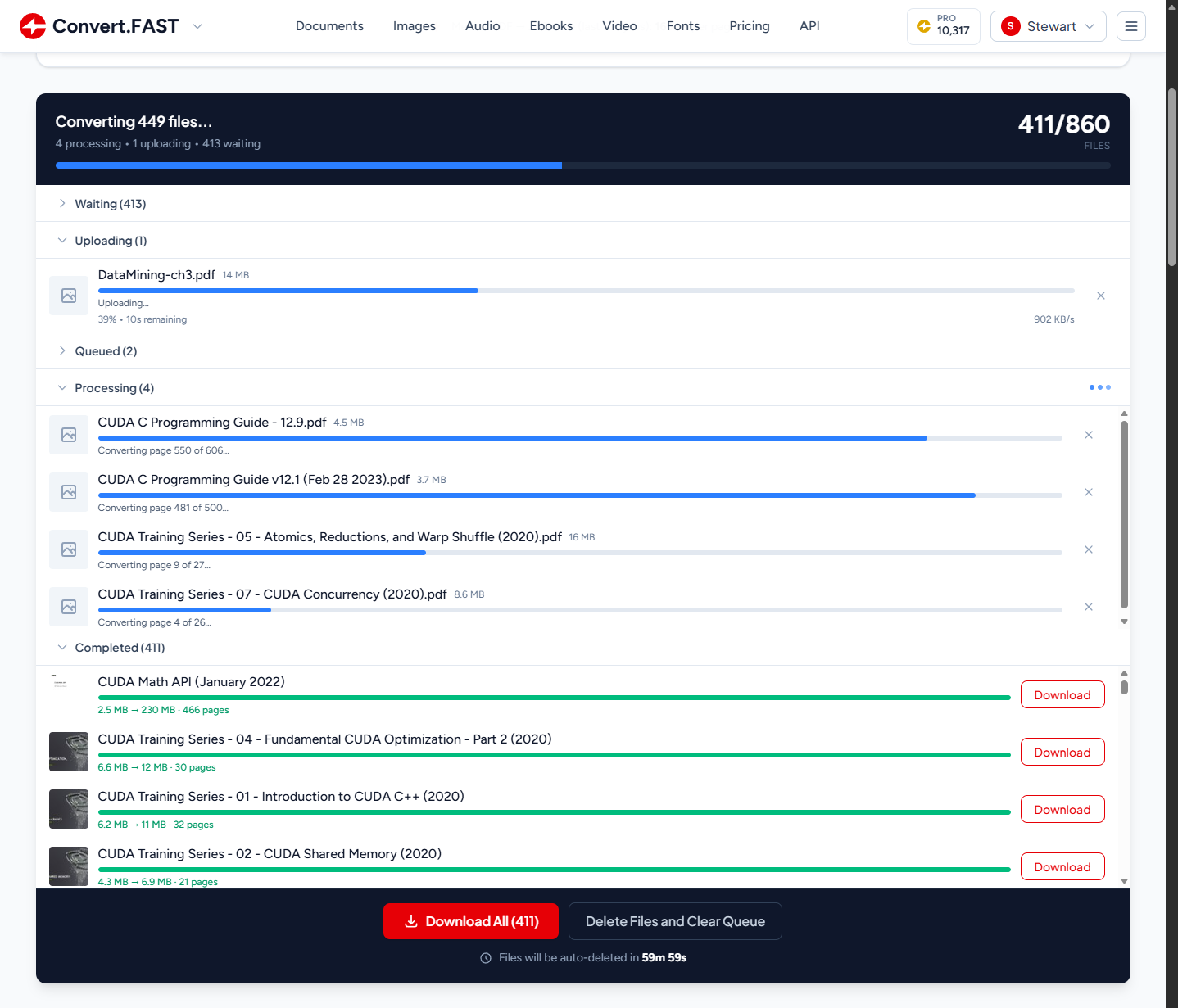 SSE + FileConverter.vue working together for real-time progress
