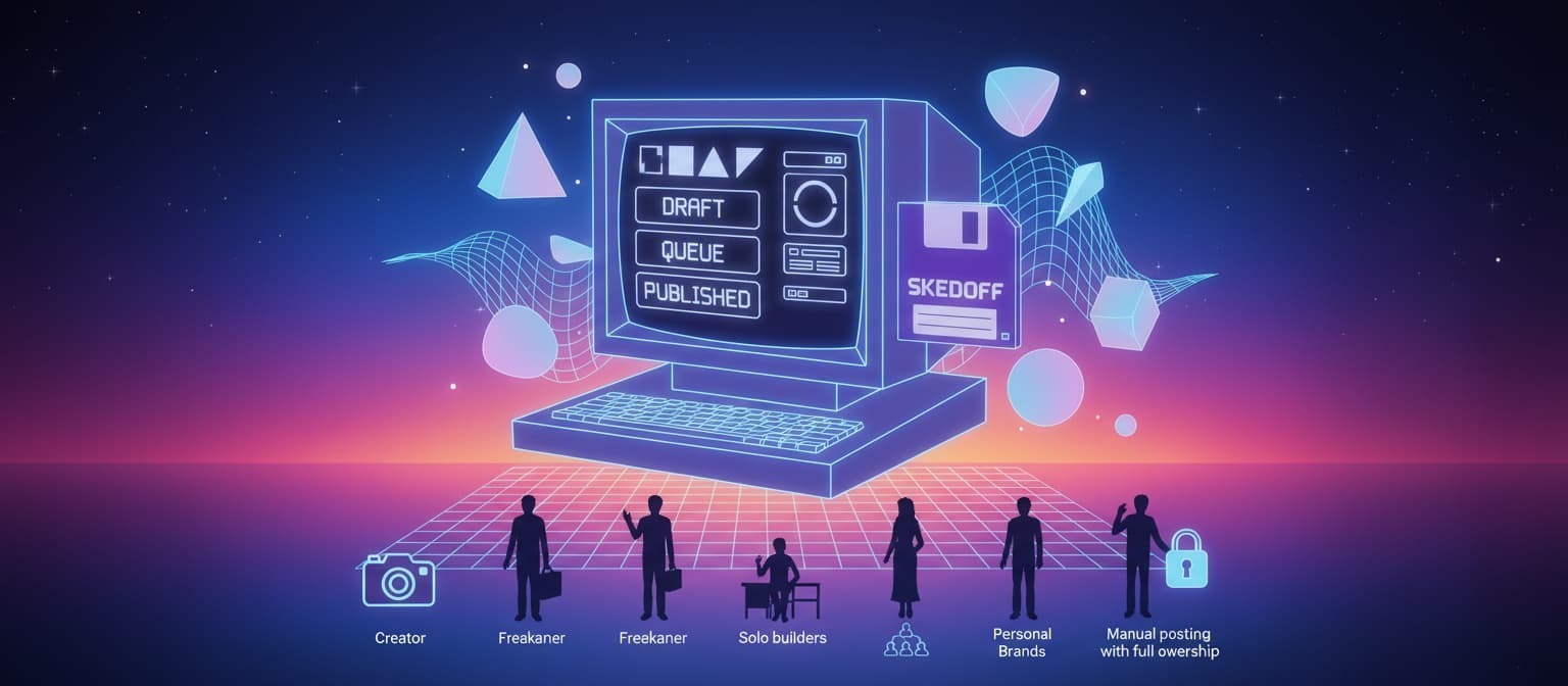 Featured image for Skedoff Is Now on Google Play: A Quieter Way to Plan Content Offline