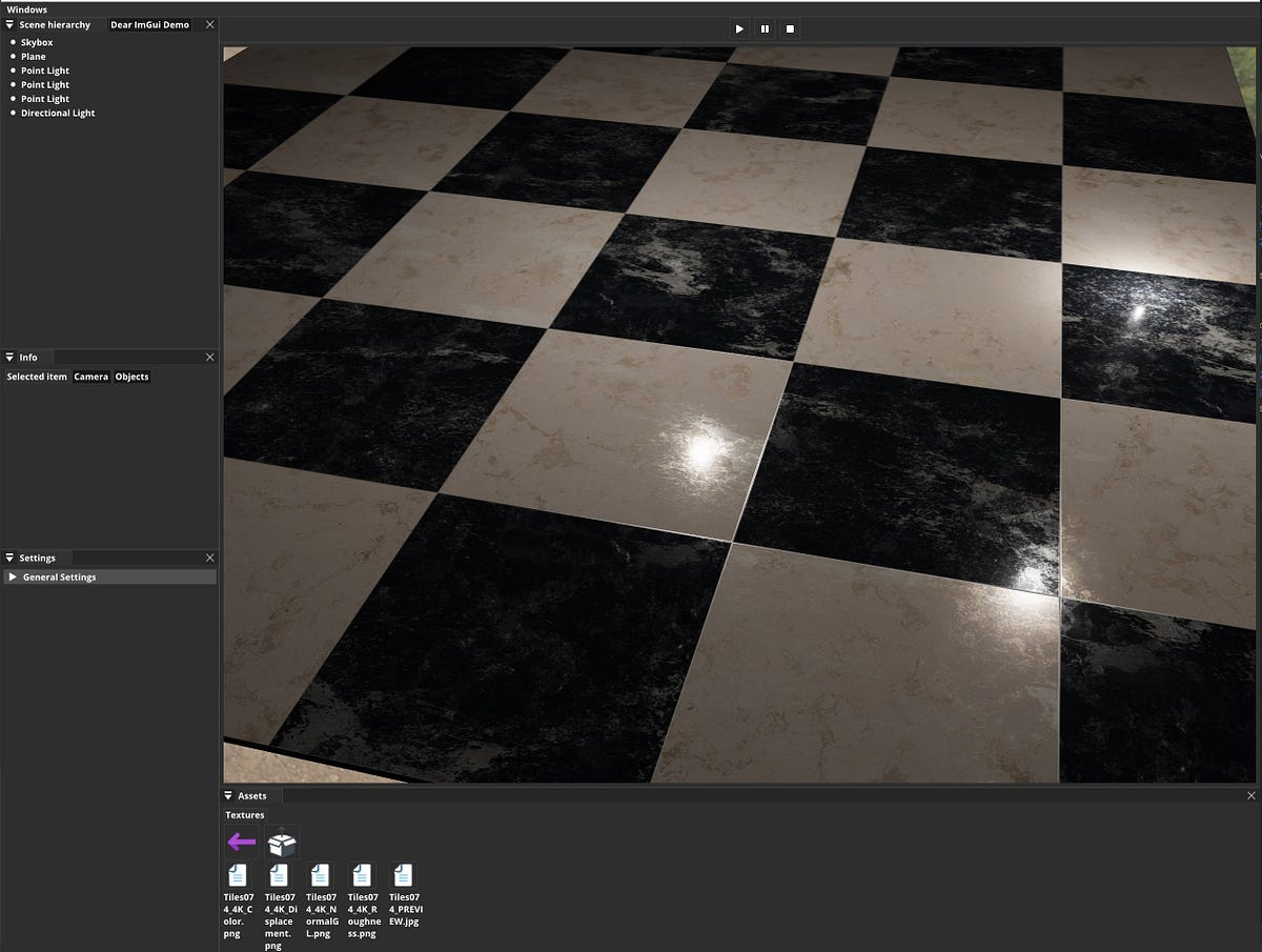 Showcase of Real-Time Rendering Capabilities: Dynamic Lighting in Engine