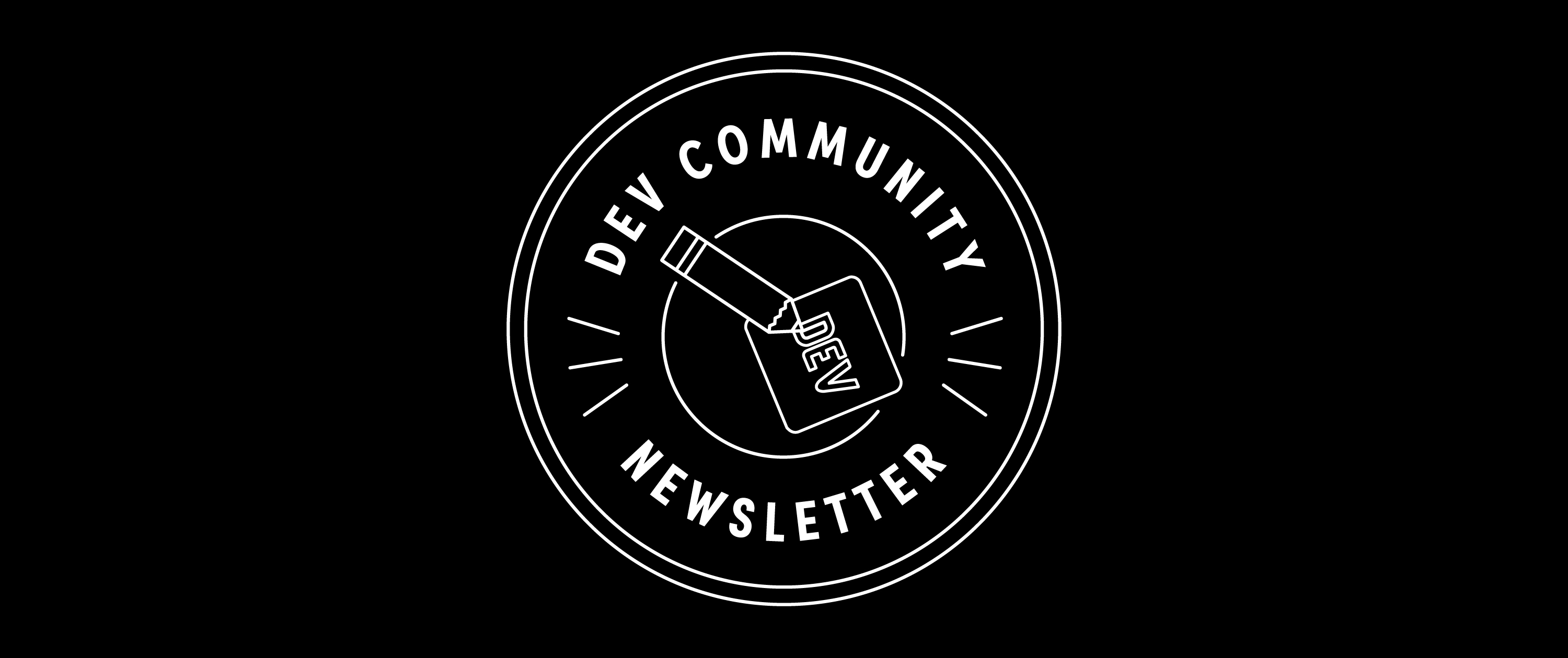 DEV Newsletter landing page banner image