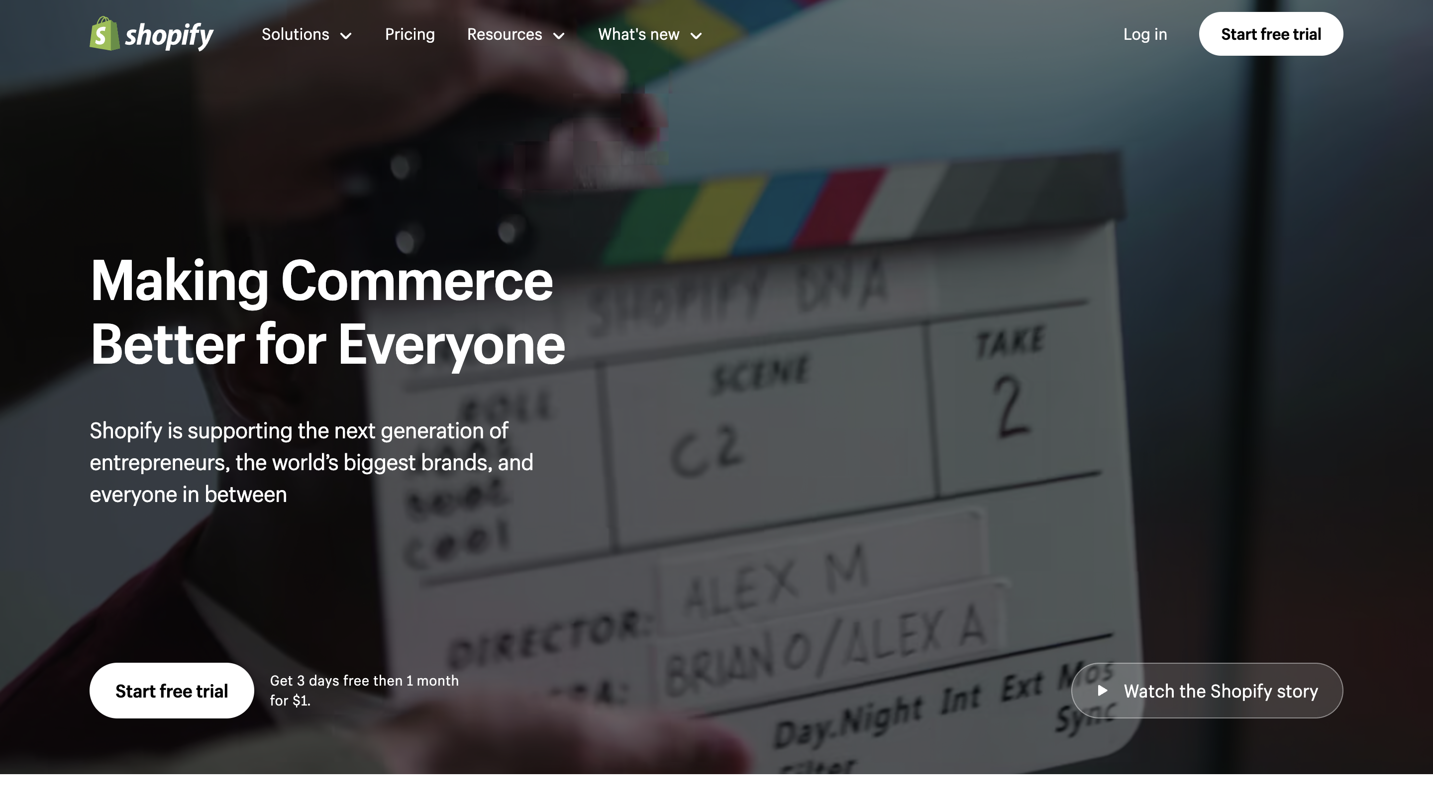 Shopify Hero Section