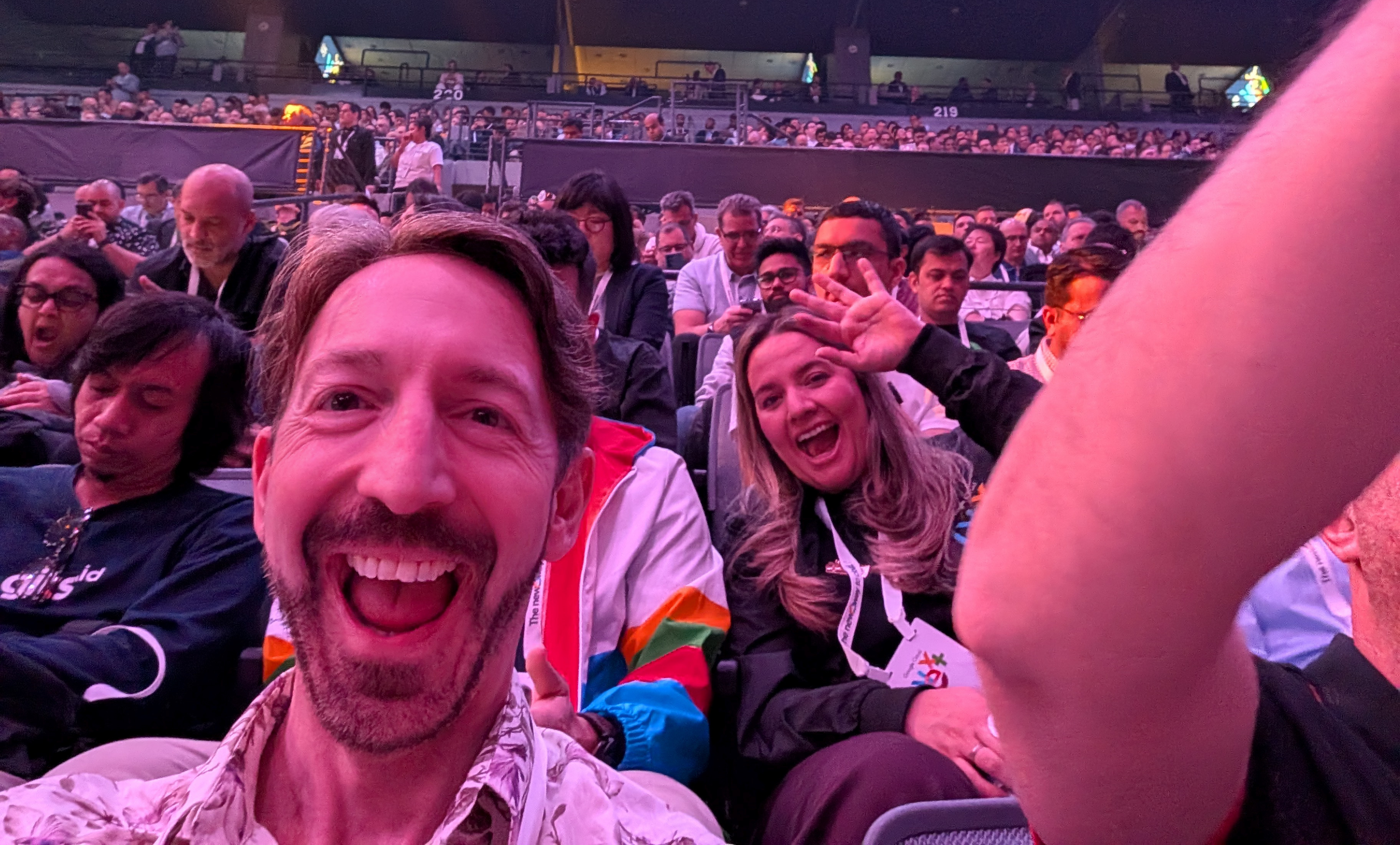 Audience selfie