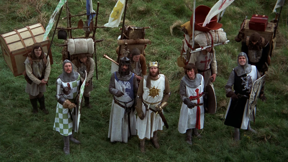 Knights from monty python and the holly grail