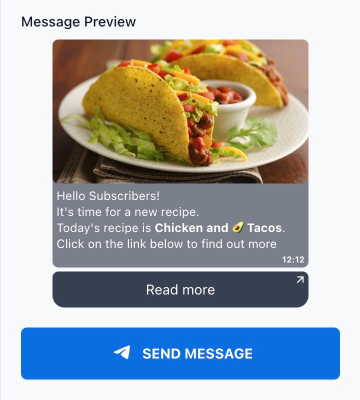 Sidebar - Message Preview
