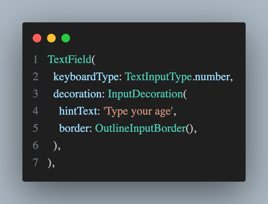 using number display