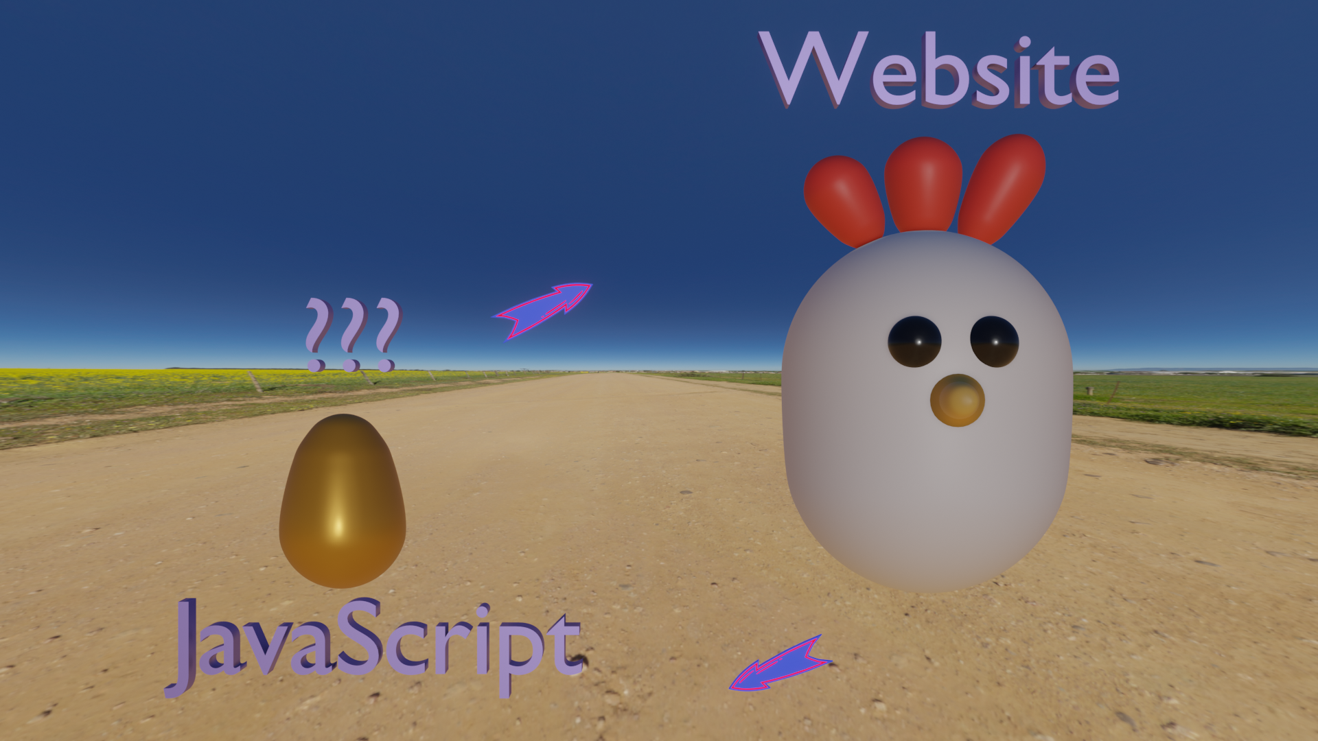 Chick egg problem 3d