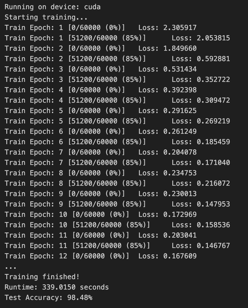 T4 GPU (FP32), epochs: 50, batch size: 512