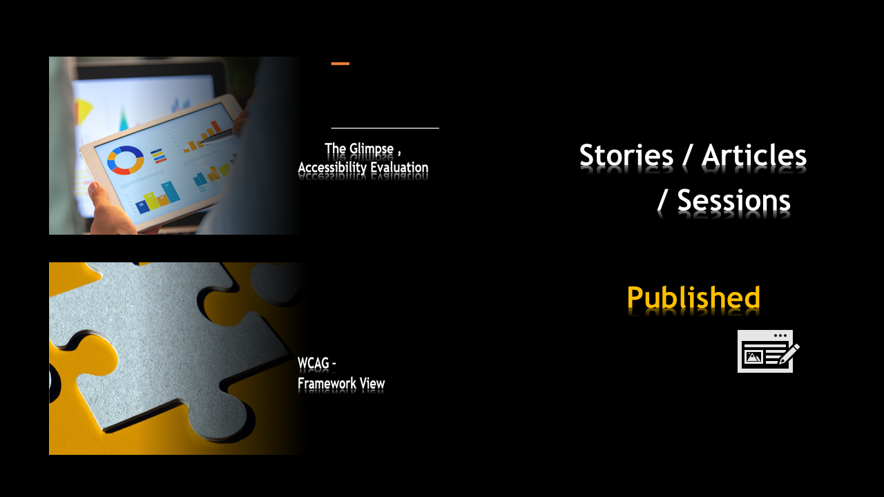 PUBLISHED STORIES ON ACCESSIBILITY