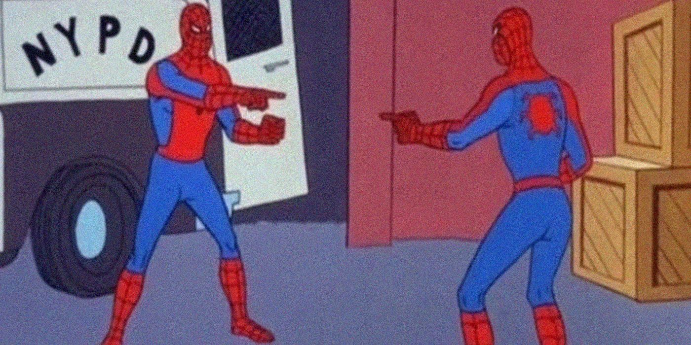 Spiderman Pointing Meme