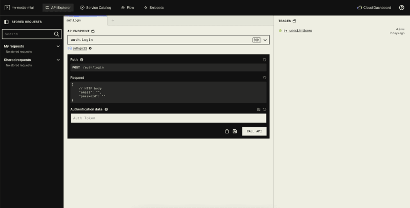 encore local dev dash