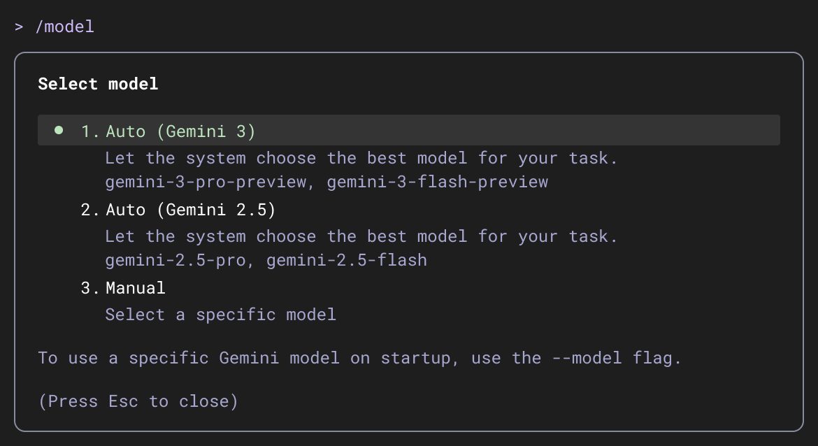 Gemini 3 Flash in Gemini CLI