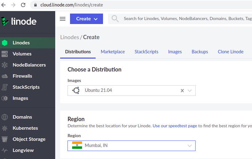 Linode Node Creation