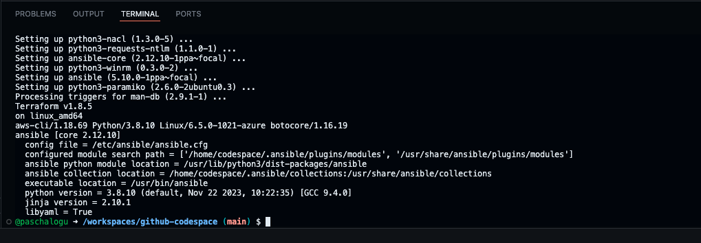 Installation Complete