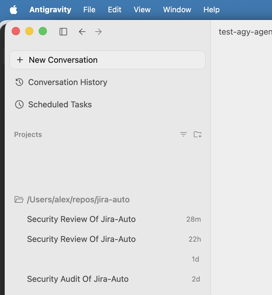 Scheduled Tasks in Antigravity Agent