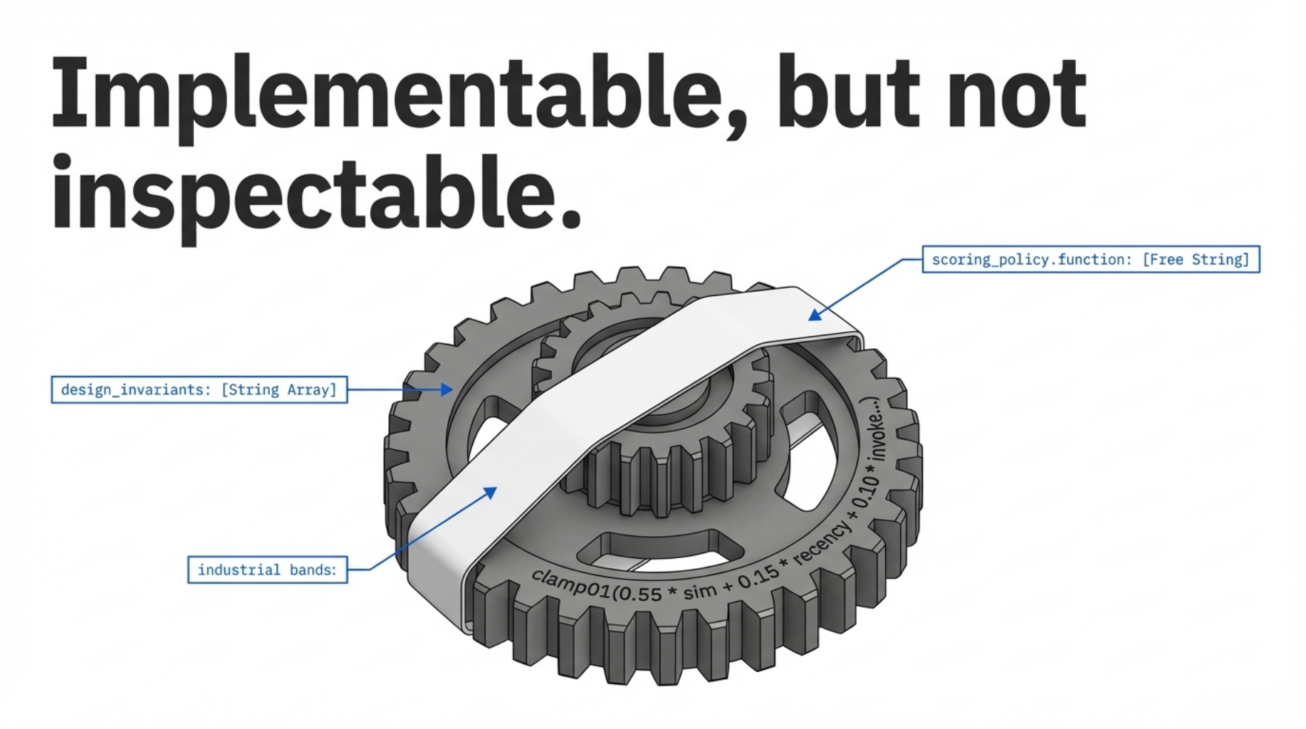 Implementable, but not instpectable