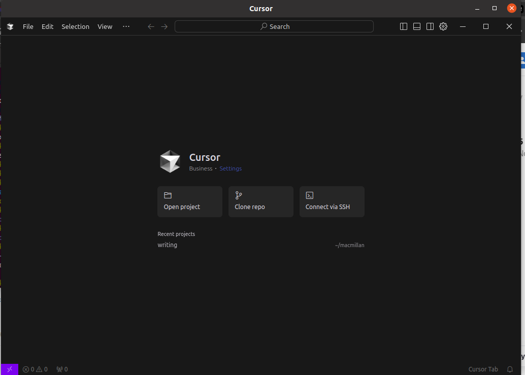 cursor editor