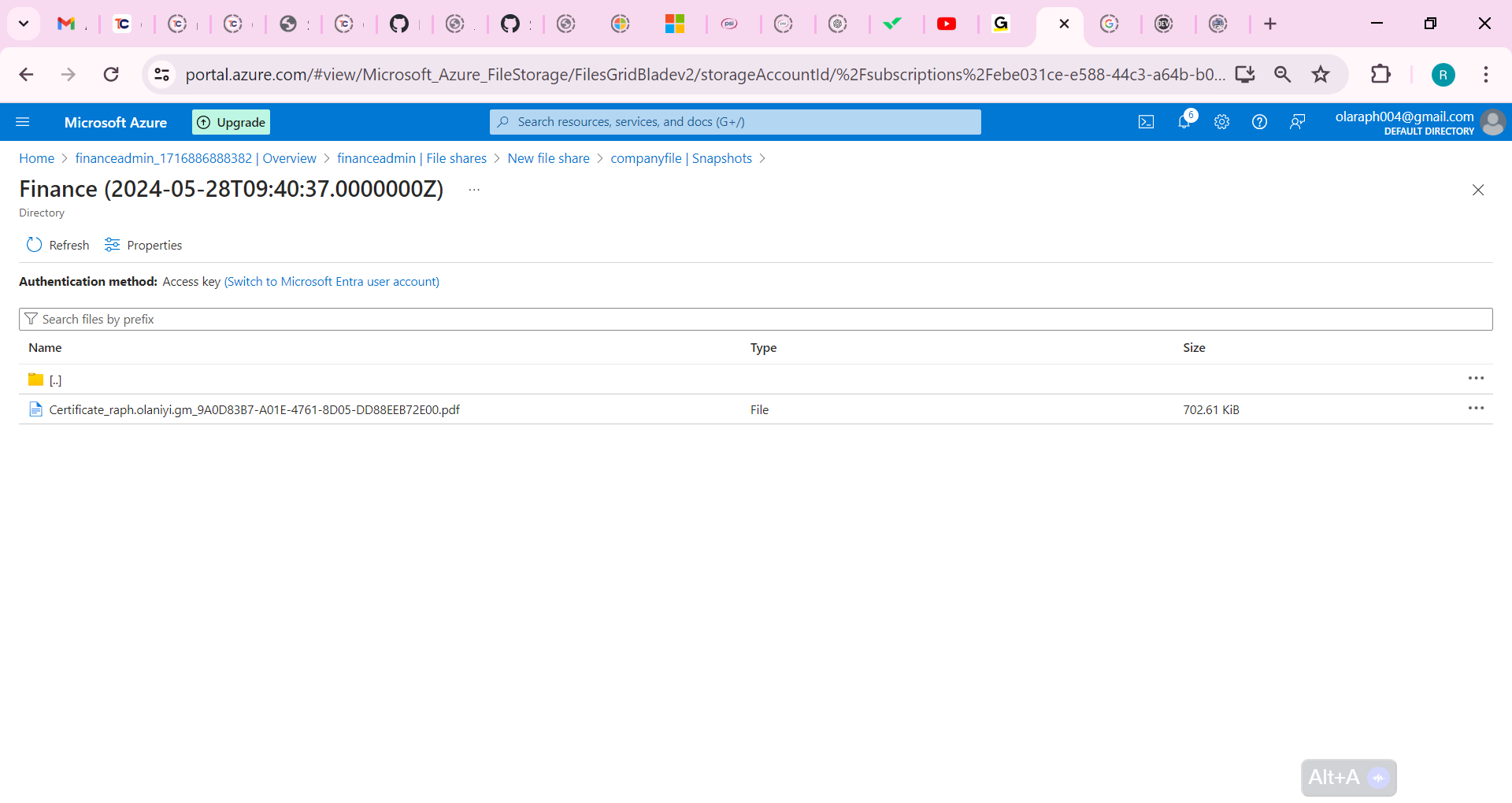 verify your file directory