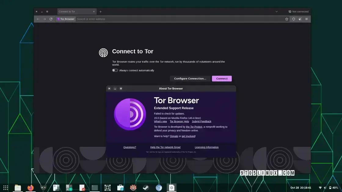 Tor Browser screenshot