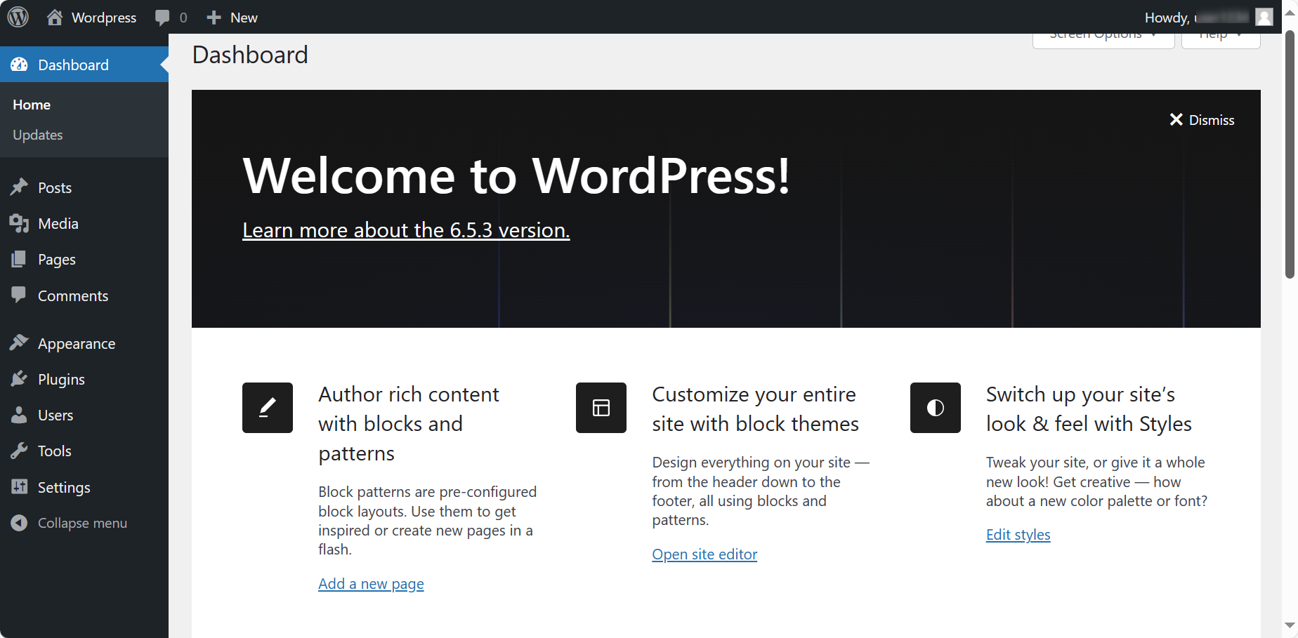 Customize your site