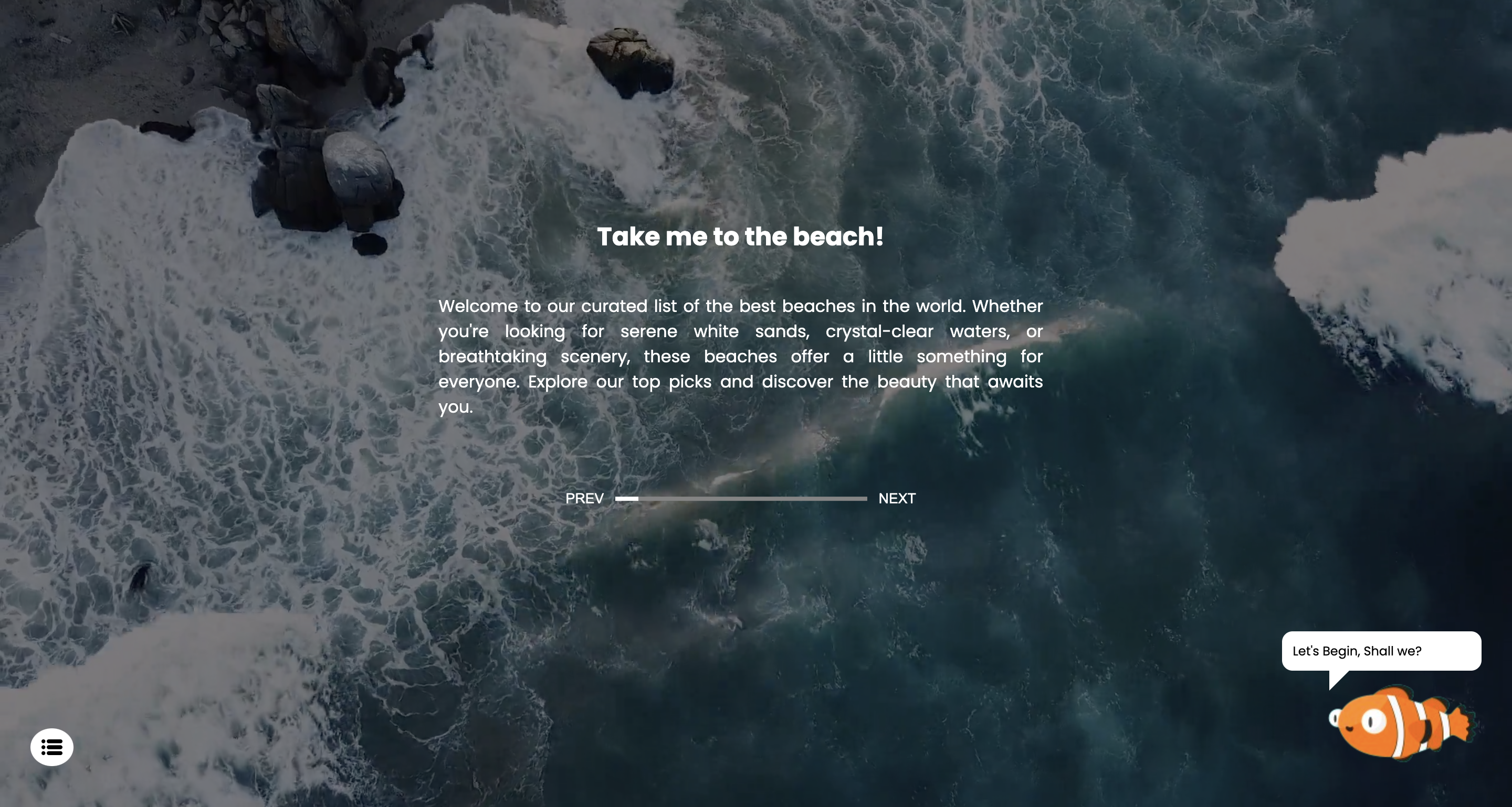 Intro Screen with Progress Ba