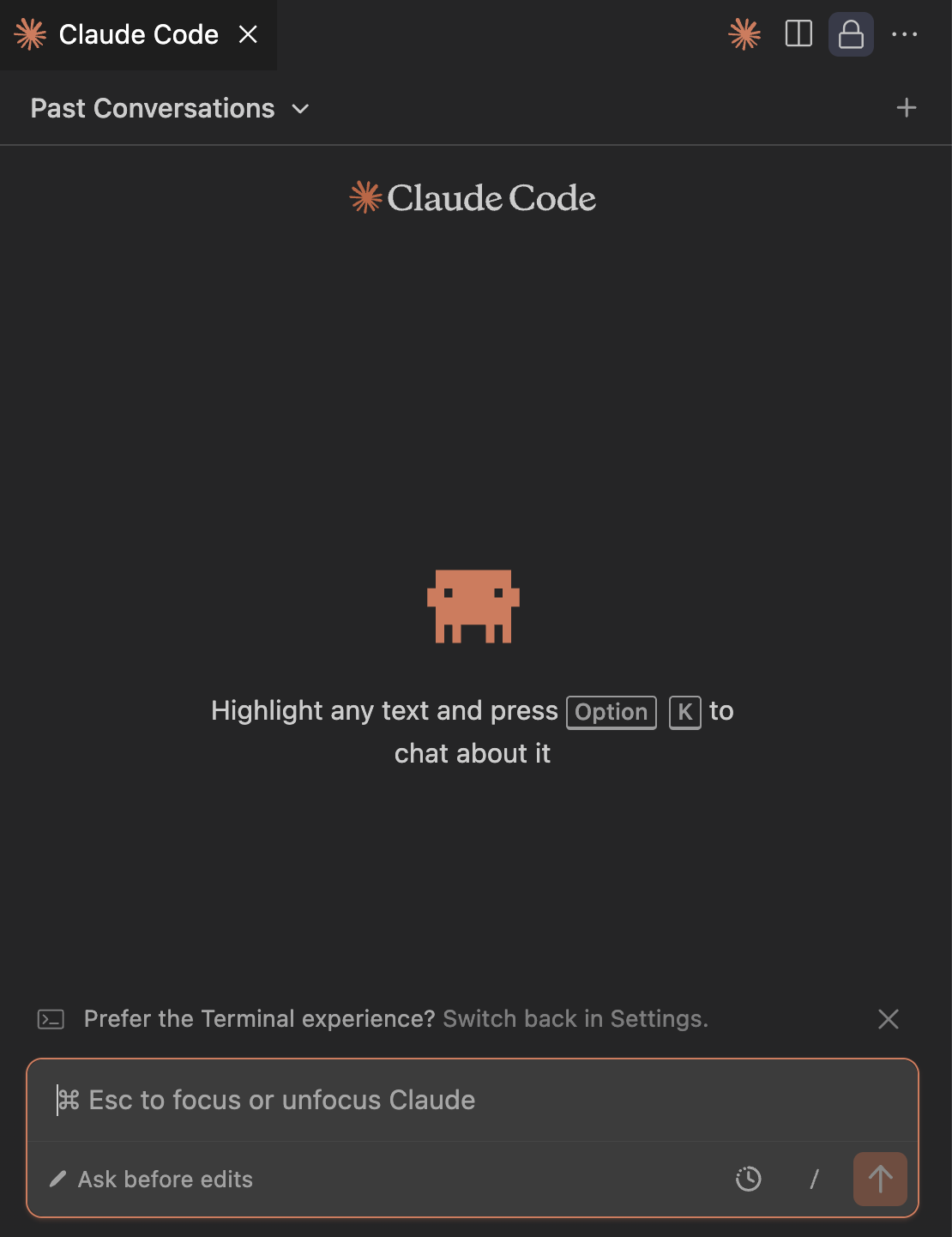 Claude Code setup screenshot